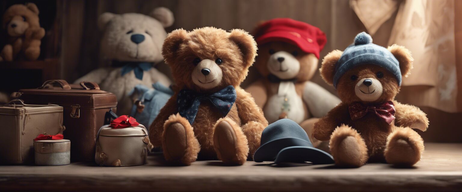 Teddy bear accessories collection